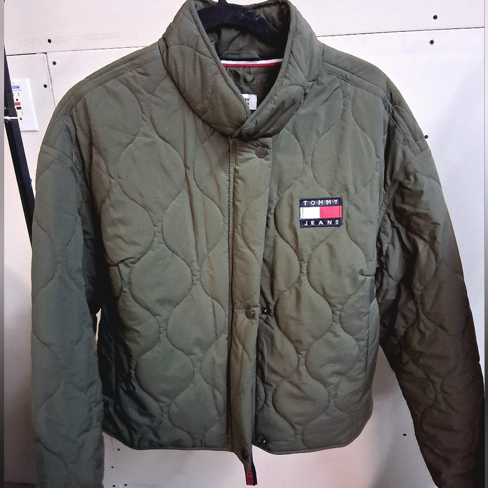 Tommy Hilfiger Olive Quilted Jacket